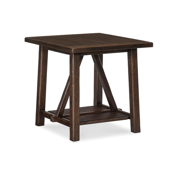 Alto Loma Trestle End Table - Sable