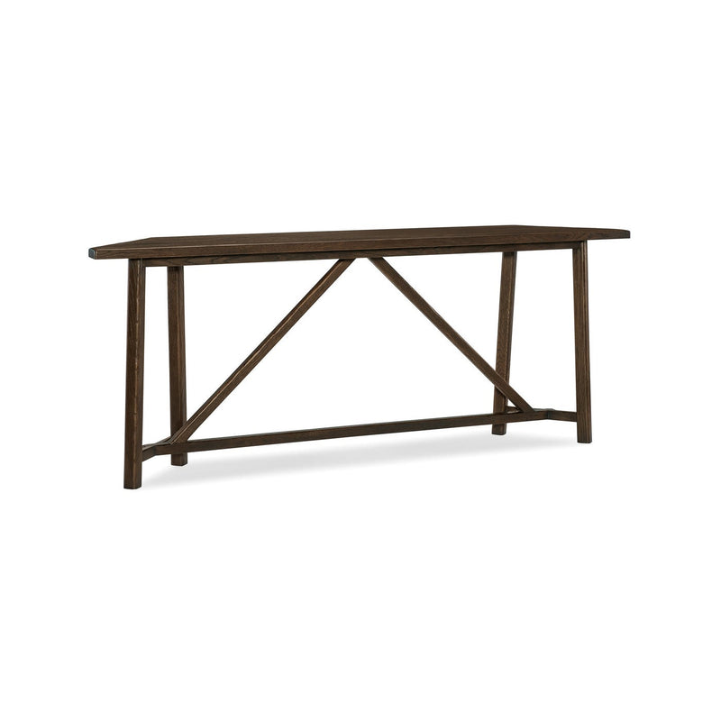 Alto Loma Trestle Console Table - Sable