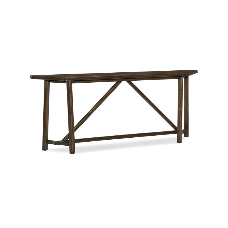 Alto Loma Trestle Console Table - Sable