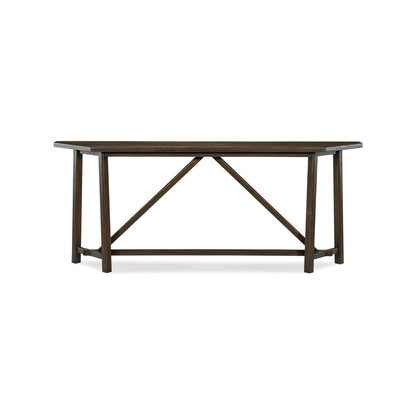 Alto Loma Trestle Console Table - Sable