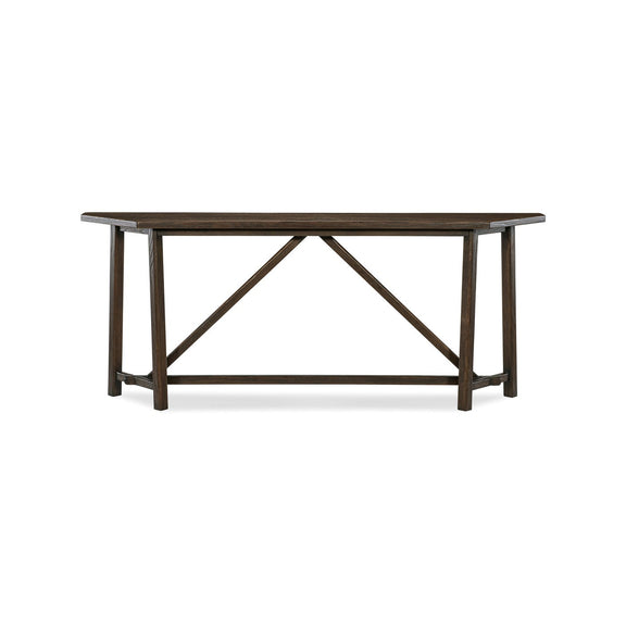 Alto Loma Trestle Console Table - Sable