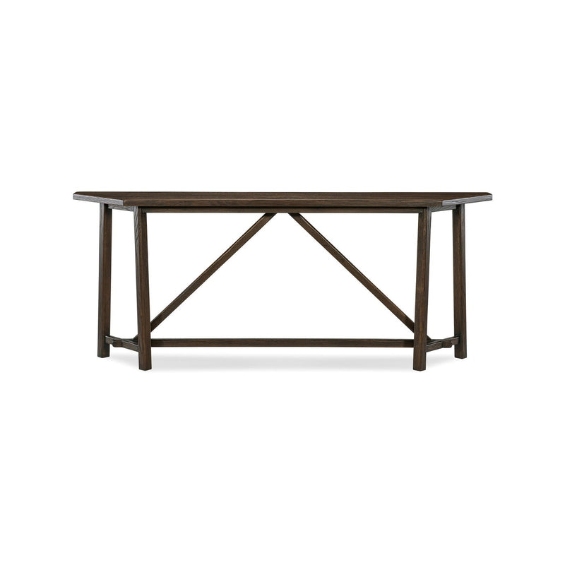 Alto Loma Trestle Console Table - Sable