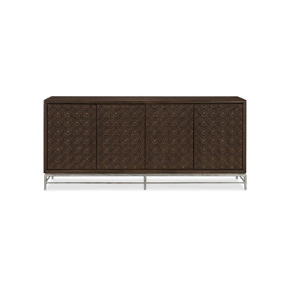 Alto Loma Four Door Credenza - Sable