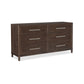 Alto Loma Six Drawer Dresser - Sable