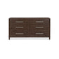 Alto Loma Six Drawer Dresser - Sable