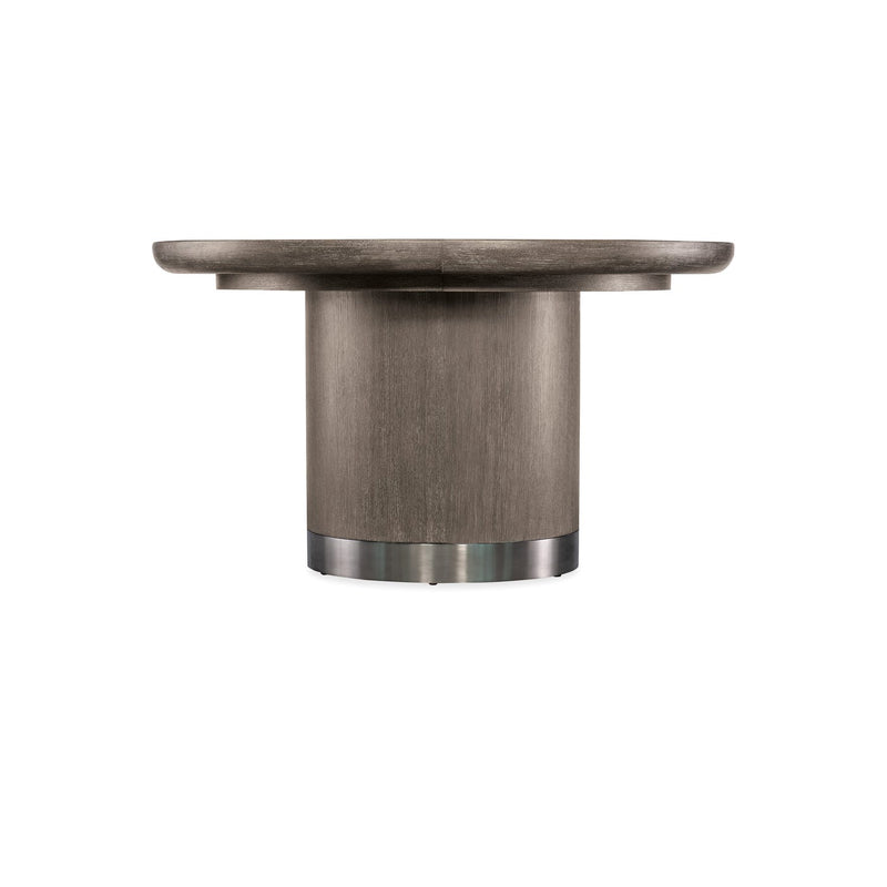 Modern Mood Round Dining Table with 1-18in Leaf - Mink