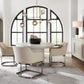 Modern Mood Upholstered Arm Chair with Metal Base