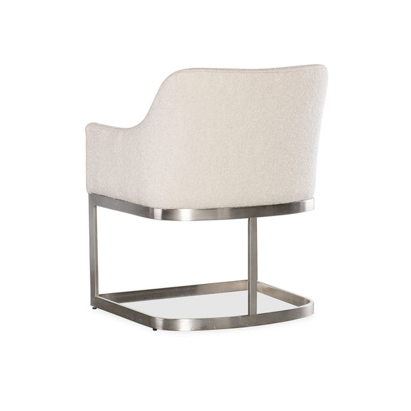Modern Mood Upholstered Arm Chair with Metal Base