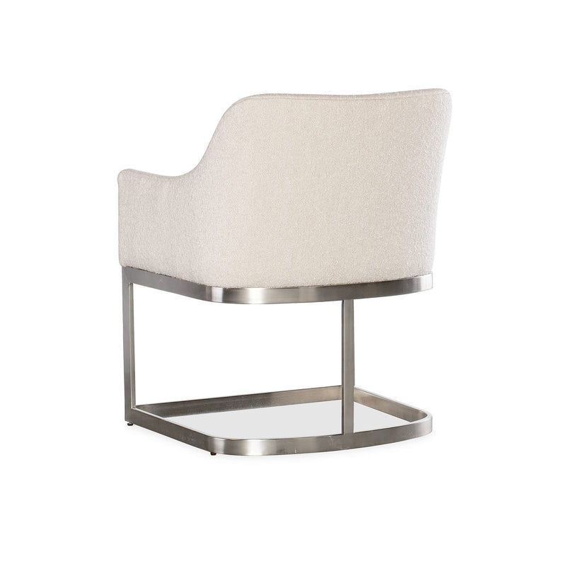 Modern Mood Upholstered Arm Chair with Metal Base