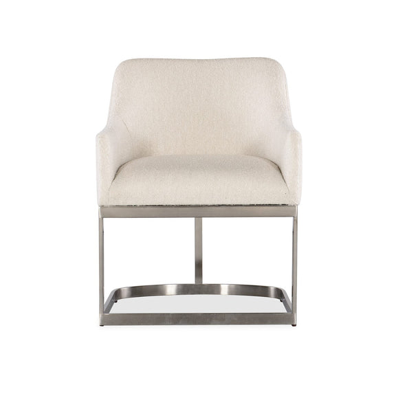 Modern Mood Upholstered Arm Chair with Metal Base