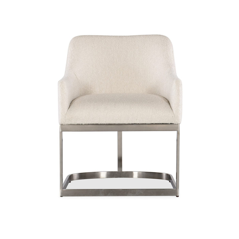 Modern Mood Upholstered Arm Chair with Metal Base