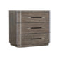 Modern Mood Three Drawer Nightstand - Mink