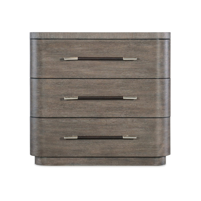 Modern Mood Three Drawer Nightstand - Mink