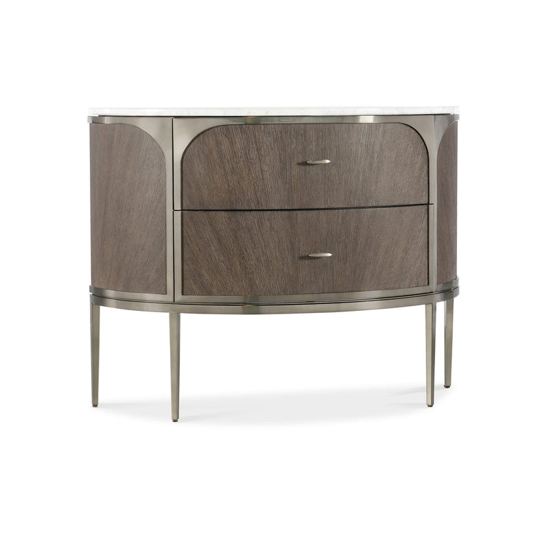 Modern Mood Two Drawer Nightstand - Mink