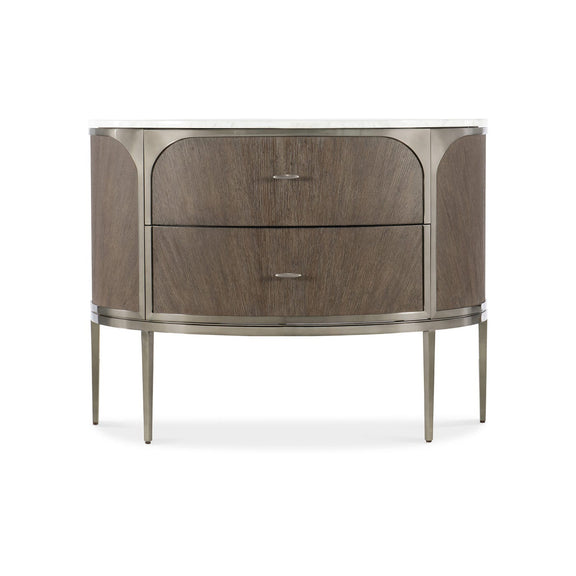 Modern Mood Two Drawer Nightstand - Mink