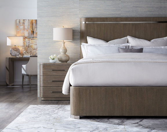 Modern Mood Three Drawer Nightstand - Mink
