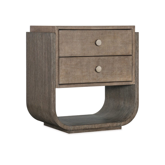 Modern Mood Two Drawer Nightstand - Mink