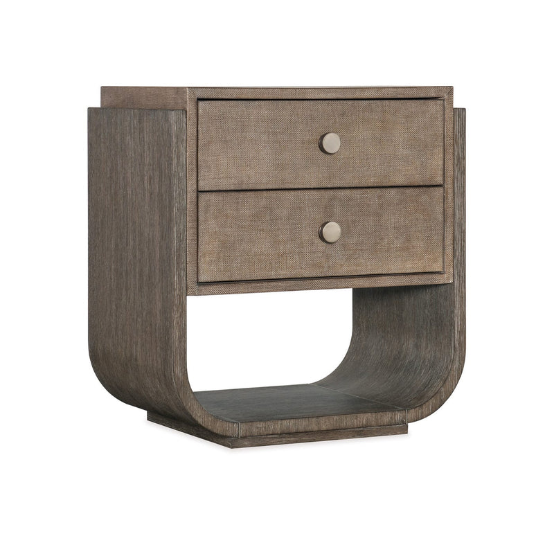 Modern Mood Two Drawer Nightstand - Mink