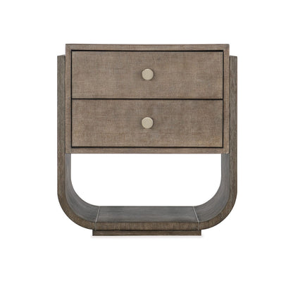 Modern Mood Two Drawer Nightstand - Mink