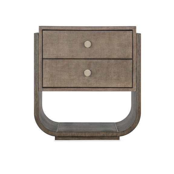 Modern Mood Two Drawer Nightstand - Mink