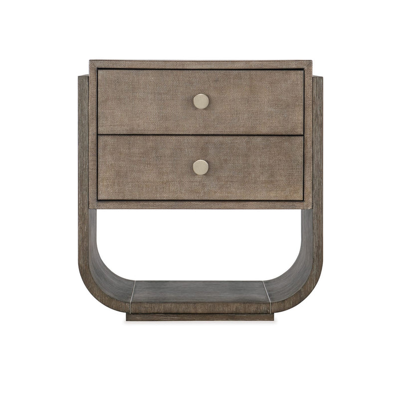 Modern Mood Two Drawer Nightstand - Mink