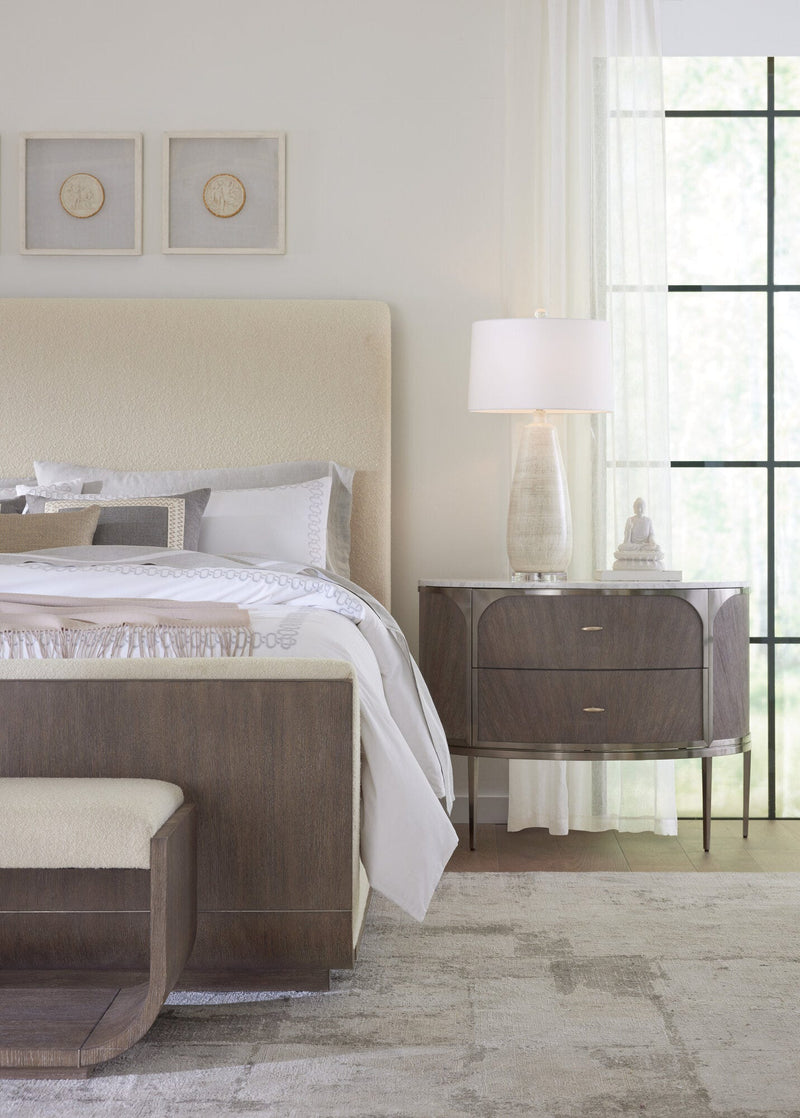 Modern Mood Two Drawer Nightstand - Mink