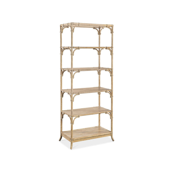 Retreat Pole Rattan Bookcase - Dune