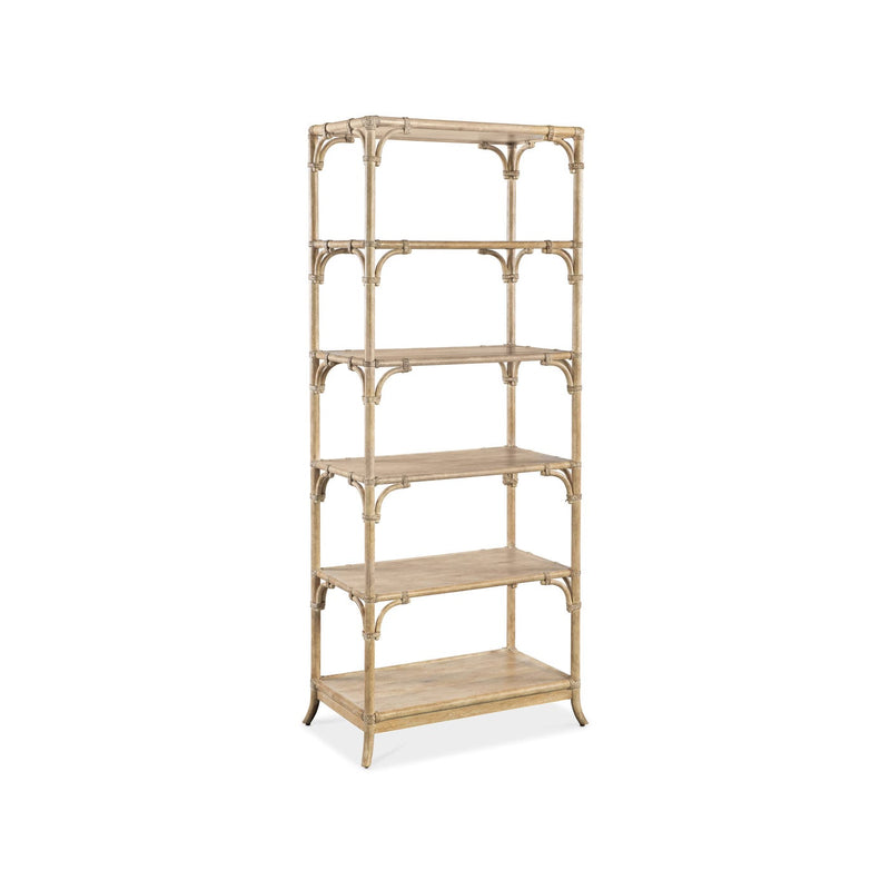 Retreat Pole Rattan Bookcase - Dune