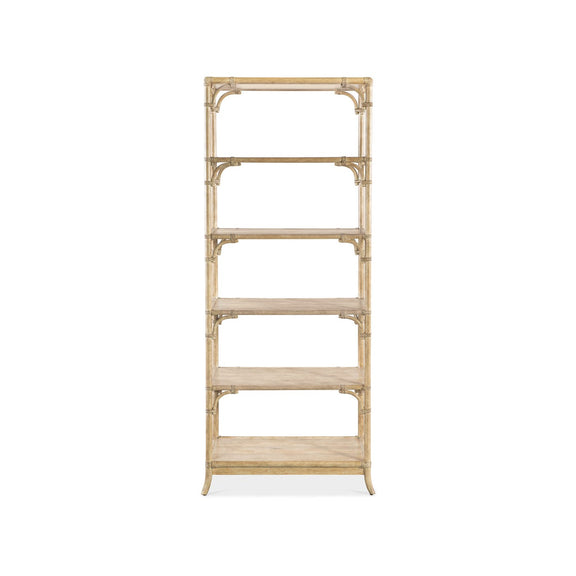 Retreat Pole Rattan Bookcase - Dune