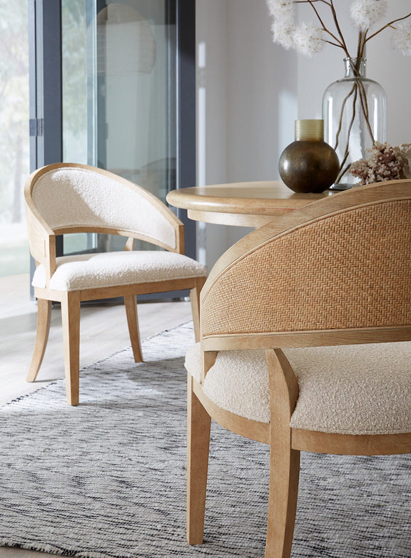 Retreat Cane Barrel Back Chair