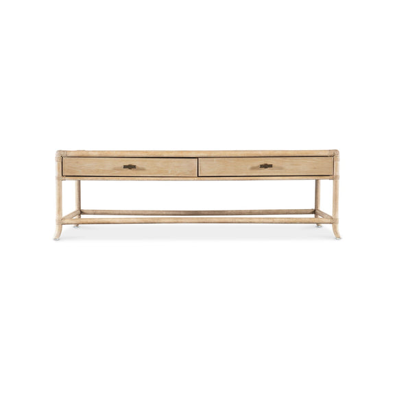 Retreat Pole Rattan Cocktail Table - Dune