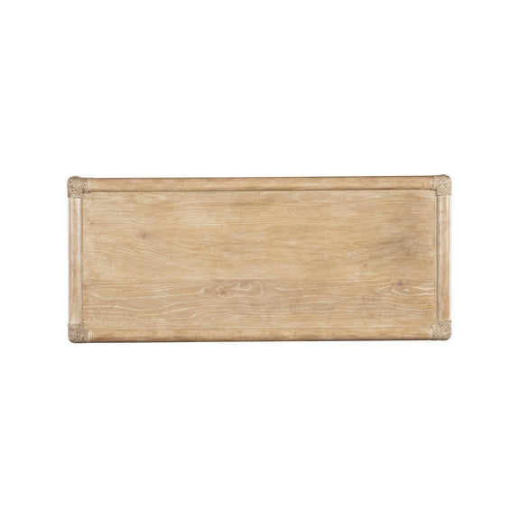 Retreat Pole Rattan Five-Drawer Chest - Dune