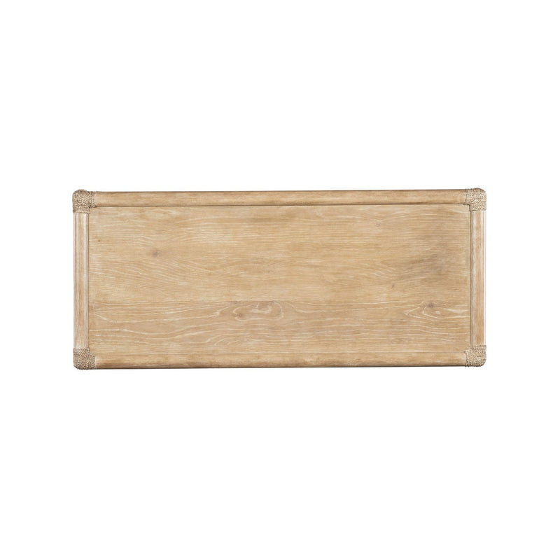 Retreat Pole Rattan Five-Drawer Chest - Dune