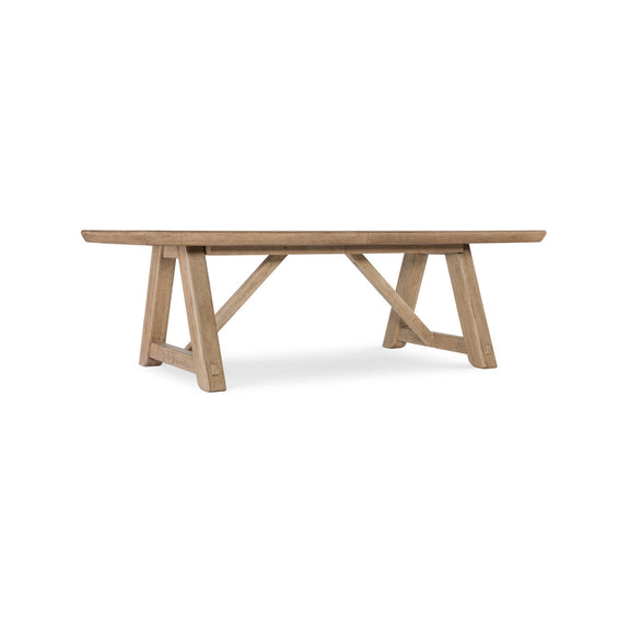 Vineyard Row Rectangle Dining Table with Two 20-inch Leaves