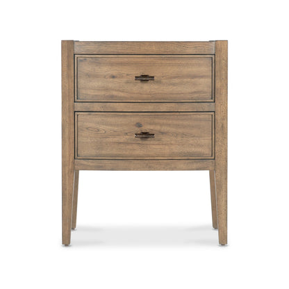 Vineyard Row Two Drawer Nightstand