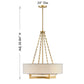 Brentwood 4-Light Pendant