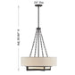 Brentwood 4-Light Pendant