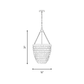 Catalan 4-Light Pendant