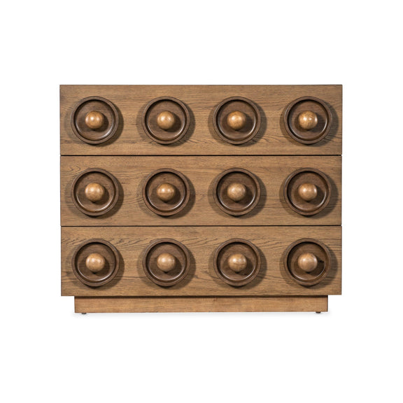 Commerce and Market Knobby 3-Drawer Accent Chest