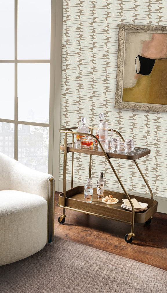 Commerce and Market Walnut Wine and Bar Cart