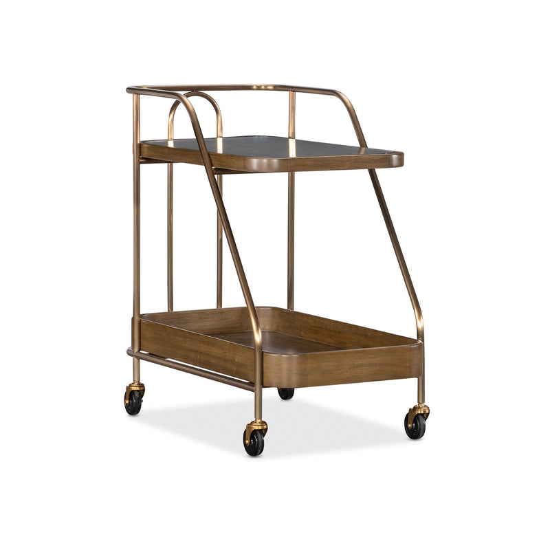 Commerce and Market Walnut Wine and Bar Cart
