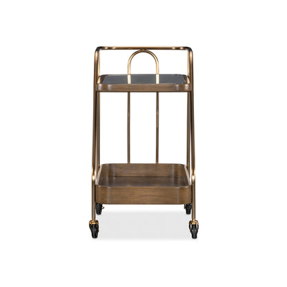 Commerce and Market Walnut Wine and Bar Cart