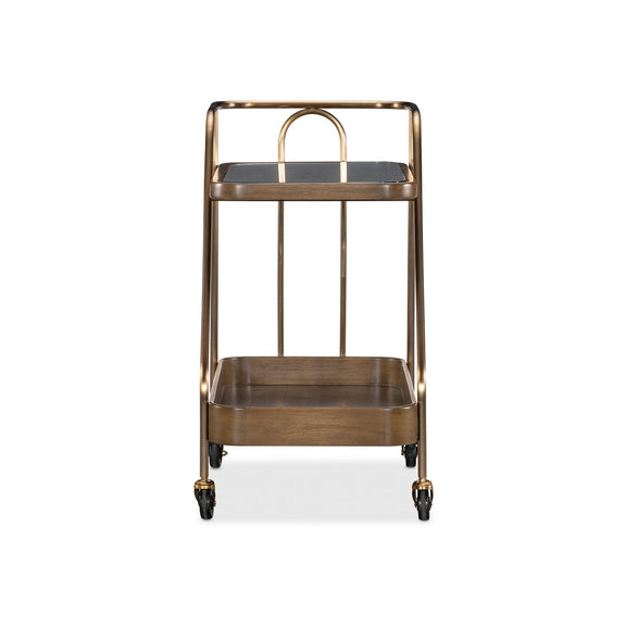 Commerce and Market Walnut Wine and Bar Cart