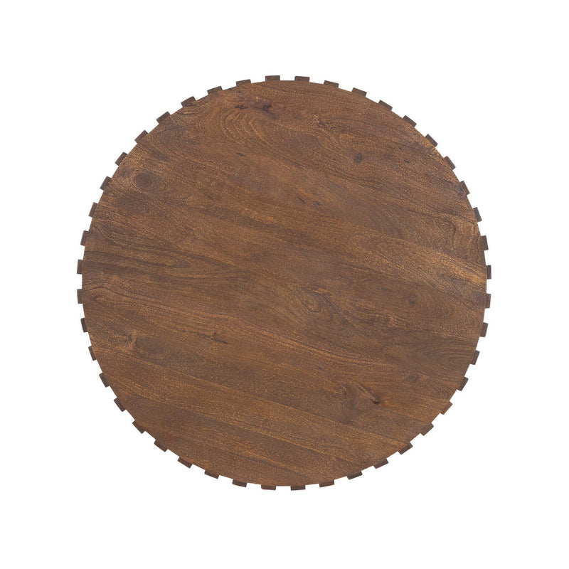 Commerce and Market Gears Round Cocktail Table