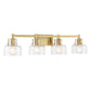 Dover 4-Light Bathroom Vanity Light