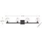 Castello 4-Light Bathroom Vanity Light