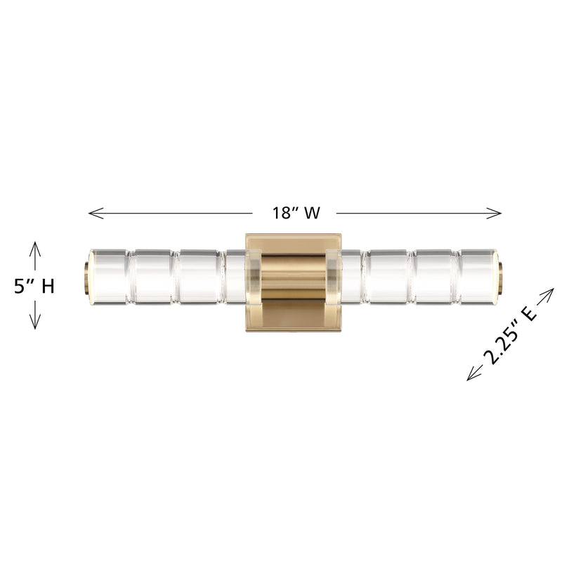 Beale 18" LED Bathroom Vanity Light