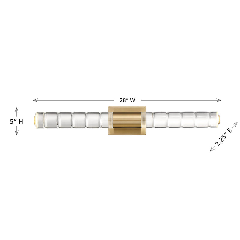 Beale 28" LED Bathroom Vanity Light