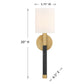 Conrad 1-Light Wall Sconce