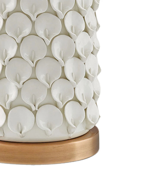 Calla Lily White Table Lamp